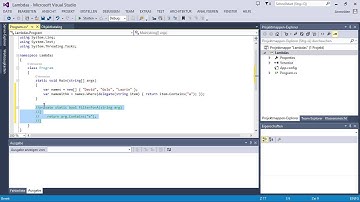 Events und Delegates in C# Tutorial: Lambda Ausdrücke verwenden |video2brain.com