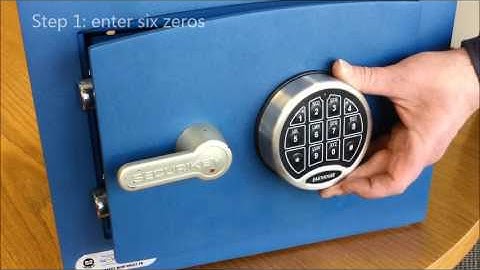 Mini Vault S2 Electronic Opening & Code Change