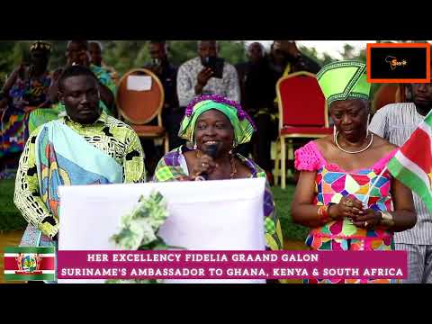 H E FIDELIA GRAAND GALON DELIVERS A POWERFUL TRIBAL SPEECH AT LEKLEBI AGBONUTOZA