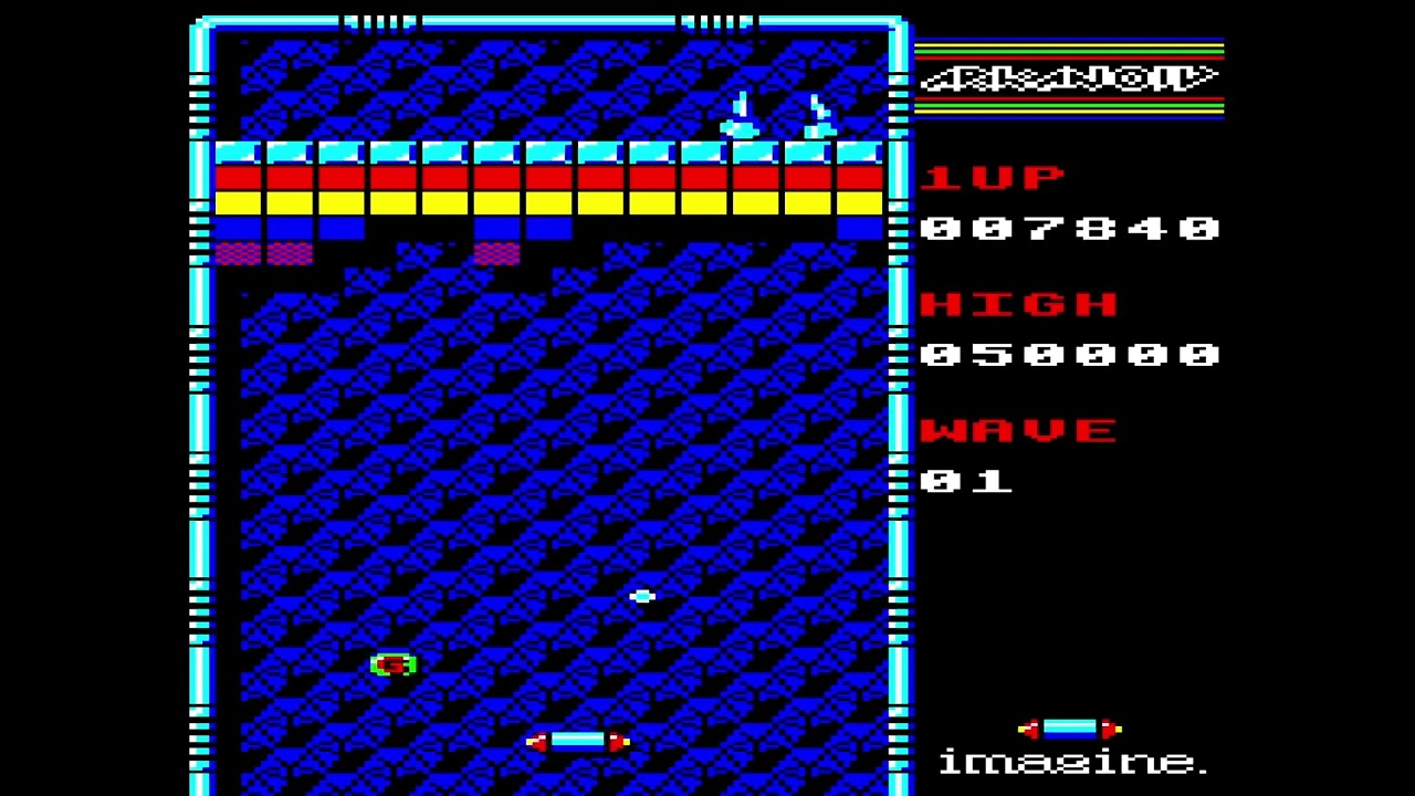 Arkanoid (Acorn BBC Micro). Score: 26 660. Wave: 2.