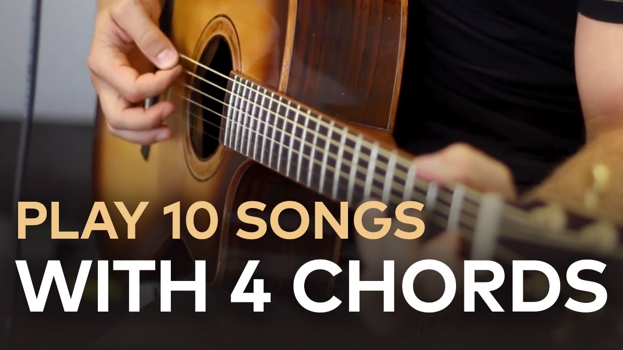 Play 10 Songs with Just 4 Chords on Guitar