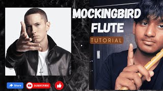 😱Eminem Mockingbird Flute Tutorial - Aditya Joshi || A scale
