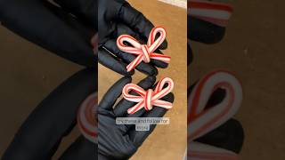 Viral Peppermint Candy Cane Bows: Easy Holiday DIY You’ll Love! 🎄✨🍭