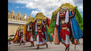 Somana Kunitha Folk Dance Of Karnataka  Jamboo  Savari 2022  Mysuru Dasara 2022  Mysore Tourism