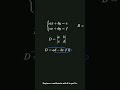 Solve Equations with Cramer’s Rule #maths #linearalgebra #cramersrule #equations #stem #mathtricks