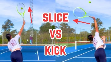 Kick Serve vs Slice Serve: Key Differences Every Tennis Player MUST Know