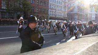 Royal Marines and Navy arrival @ the Cenotaph whitehall London 2016