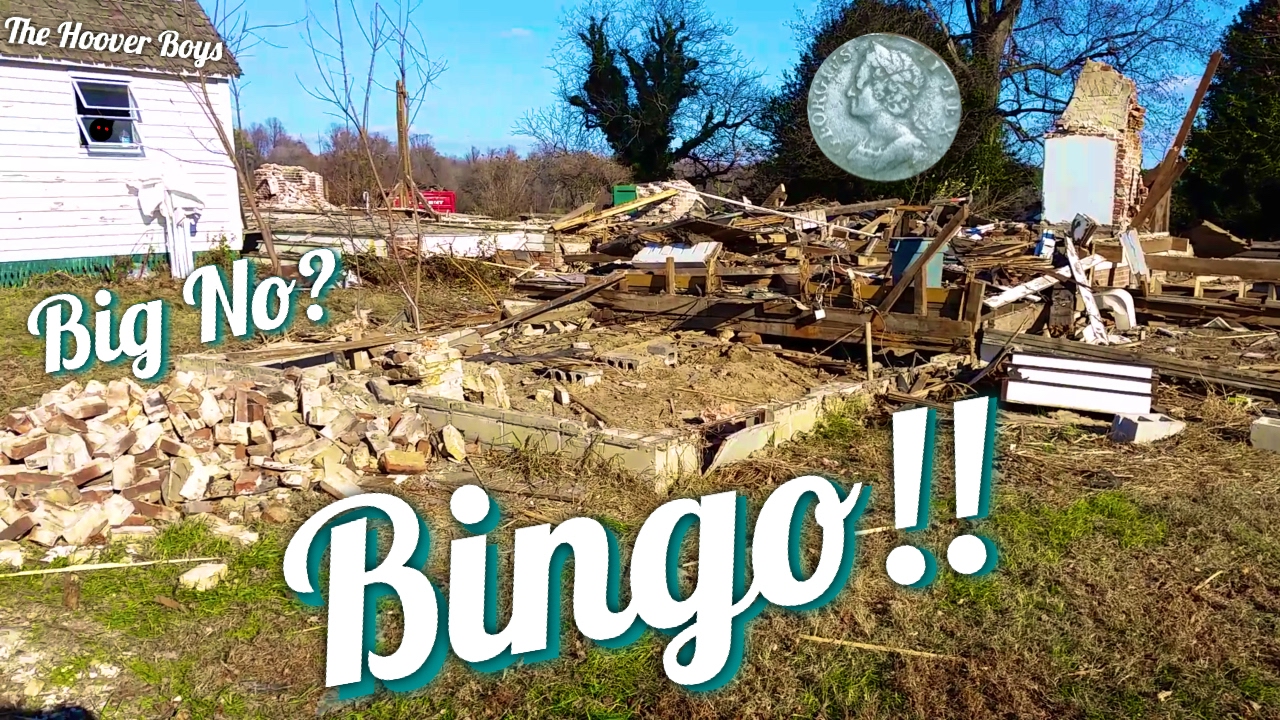 Metal Detecting Demolished 1700's Mansion | Bingo