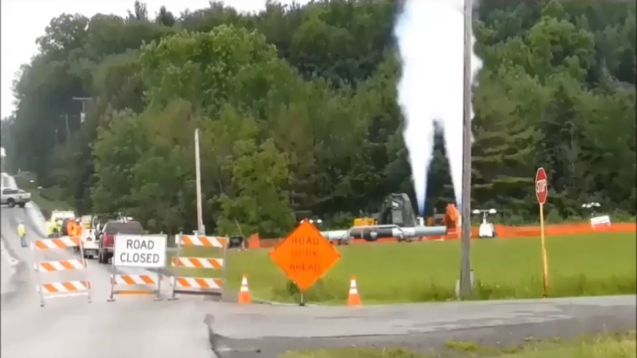 pipeline blowdown ossont yates ny albany YouTube