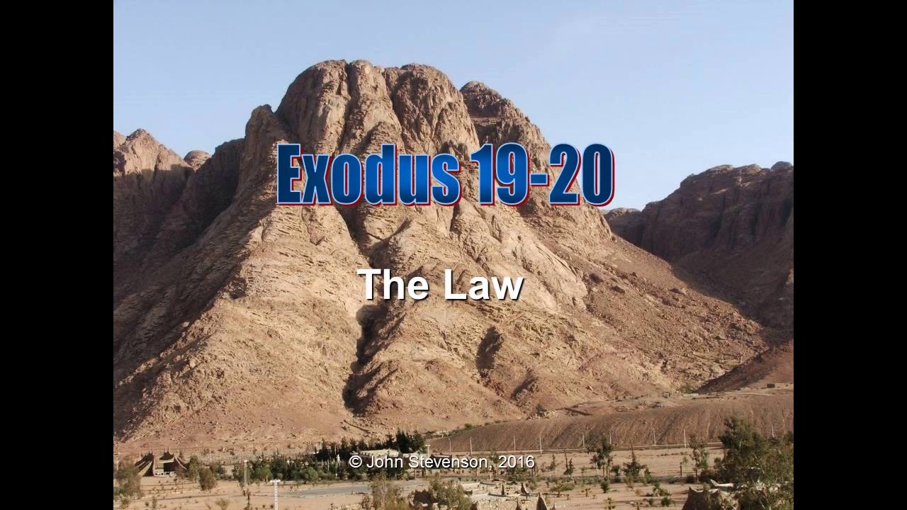 Exodus 19 20 The Law Youtube