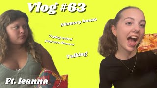 Vlog Memory Boxes, Storytime, Trying Weird Flavors Ft. Leanna