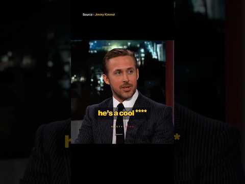 Ryan Gosling On Working With Harrison Ford 🤯😂