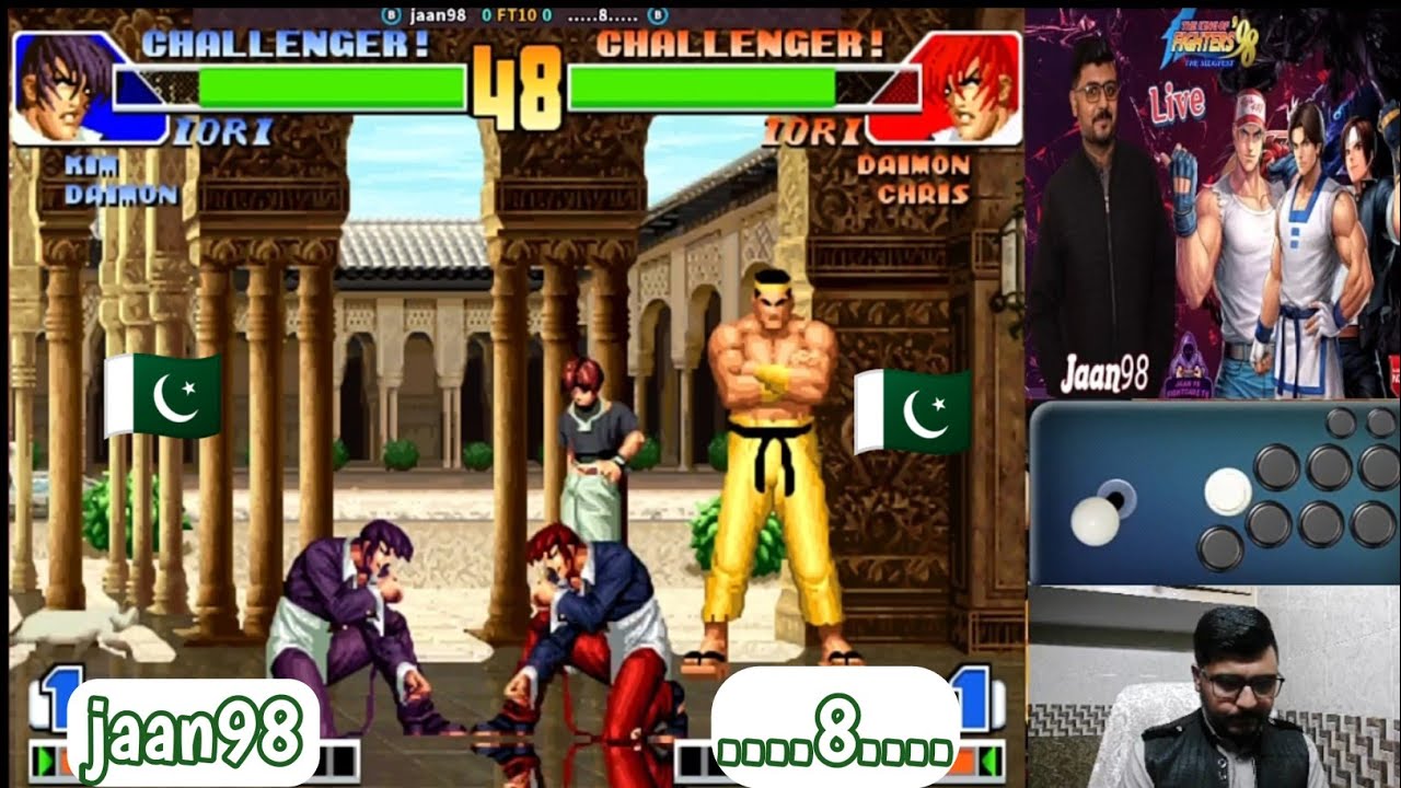 kof98 | Jaan98 🇵🇰 V's ....8.... 🇵🇰 Ft10 REMATCH MUST WATCH