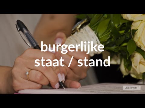 Video: Burgerlike Huwelike: Voor- En Nadele