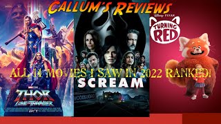 All 14 Movies I Saw in 2022 Ranked!