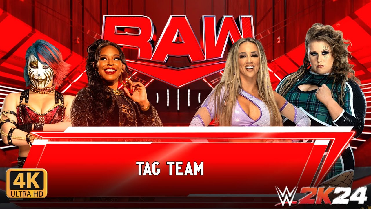 WWE 2K24 - FULL MATCH - Asuka (WM39) and Bianca (WM39) vs. Chelsea Green and Piper Niven