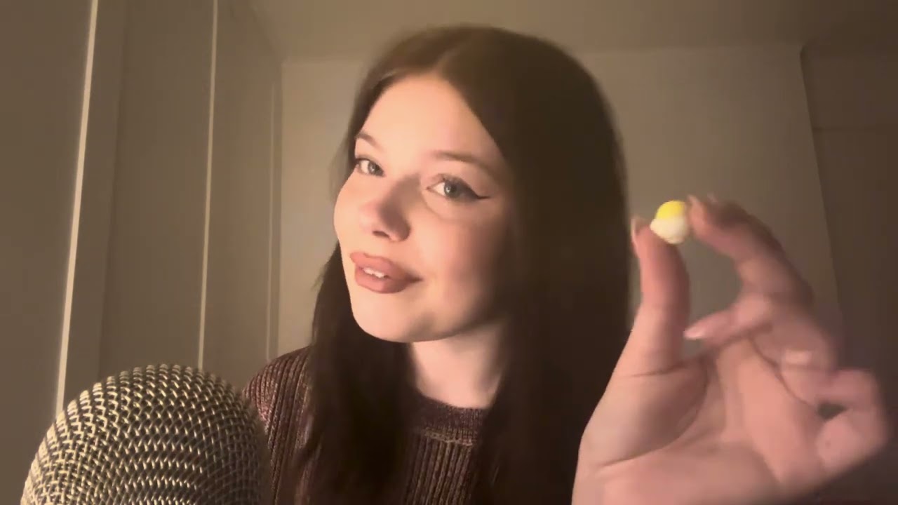 eating freeze dried candy ASMR.. Crunchy sounds, mouth sounds and whispering 