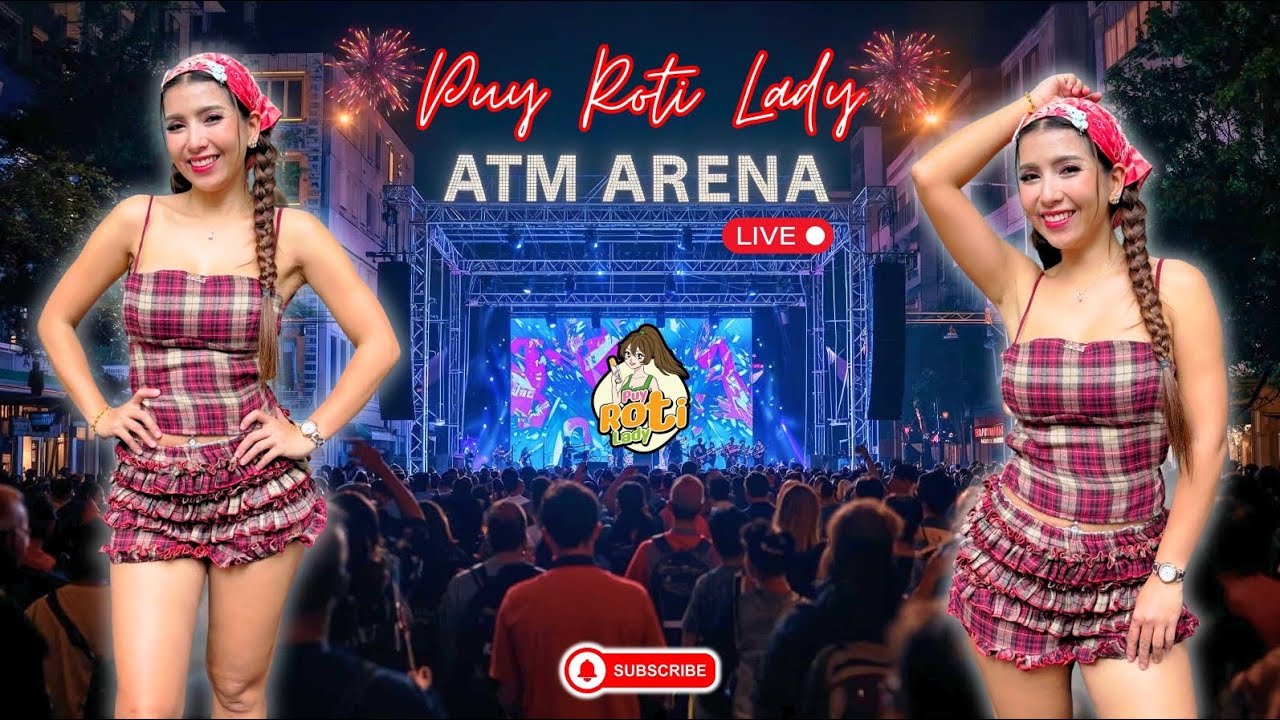 Live street food Puy Roti Lady. Happy Friday, YouTube Family. ❤️