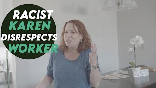 Racist Karen Disrespects Worker, What Happens Next Is Shocking