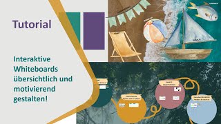 Whiteboards übersichtlich und motivierend gestalten (Train the Trainer), Abschnitte bei Conceptboard