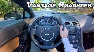 2008 Aston Martin V8 Vantage Roadster Therapy Drive - Stack Your Pebbles (POV Binaural Audio)