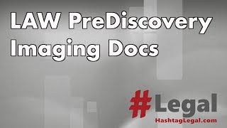 Tip 36 Law Prediscovery Imaging Important Settings