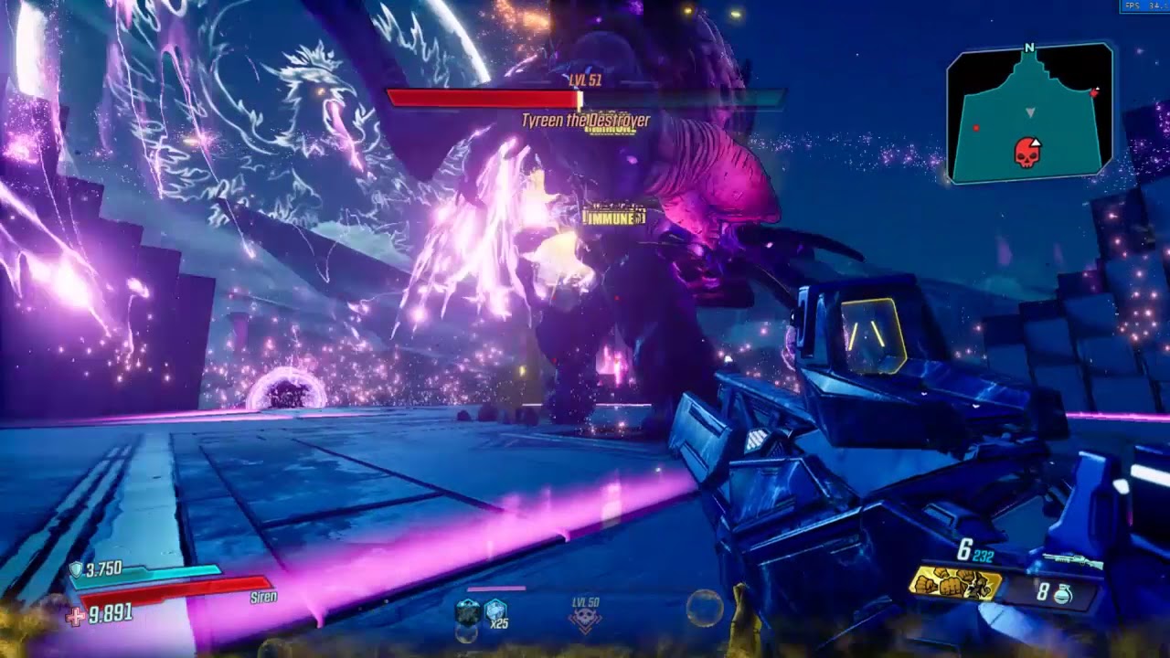 Borderlands 3 | Tyreen speedrun pre-patched 'Porcelain Pipe Bomb'.