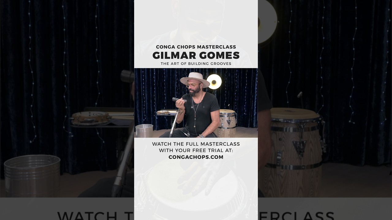 Мастер-класс Гилмара Гомеса по бразильской перкуссии | CongaChops.com