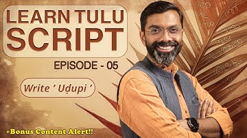 Learn Tulu Script: Write 