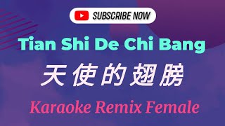 tian shi de chi bang karaoke remix 天使的翅膀