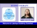 Hydro therapy  dr donirung reang  lakshya academy guwahati