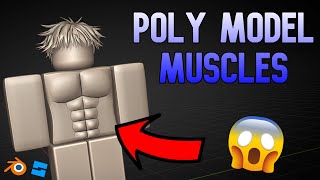 How To Make Roblox Muscles Without Sculpting In Blender
