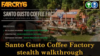 How to capture Santo Gusto Coffee Factory base undetected all bonuses | Far Cry 6 How to capture Santo Gusto Coffee Factory base undetected all bonuses | Far Cry 6