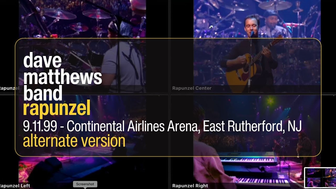 Dave Matthews Band - Rapunzel - 9.11.99 - Continental Airlines