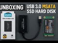 Unboxing M-SATA 3.0 USB Micro ssd hard disk external used| Samsung 1 TB Speed 430 mbps for copy data