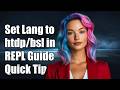 How to set language to htdp/bsl in REPL