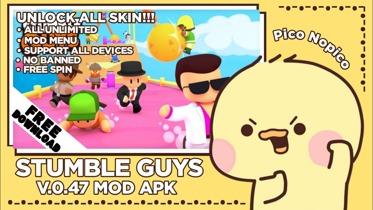Stumble Guys MOD APK 0.62 (Unlimited Money/Gems. All Unlocked)