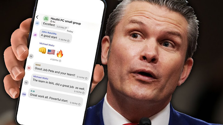 Pete Hegseth Leaks TOP SECRET Group Chat