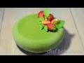 Муссовый торт с велюром "ЗЕЛЁНЫЙ БАРХАТ"  /Mousse cake with velours "GREEN VELVET"