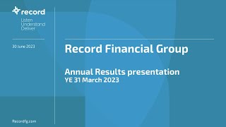 RECORD PLC - Full Year Results