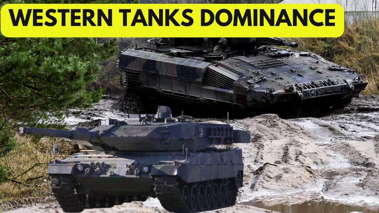 The Most Powerful and Best Western Tanks in Action YouTube
