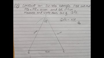 Ex 10D Q# no 3| Geometrical Construction | APS 8th maths| Updated New Secondary Mathematics Book 3