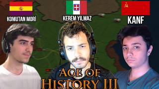 TARİHİN EN BÜYÜK MULTİ ETKİNLİĞİ | Age of History 3 Rp @keremyilmazyt @SezerAkkaya @kanf_