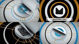 FREE Flip Flap Logo Animation - 3D Scrolling Logo Intro (Ae, Pr)