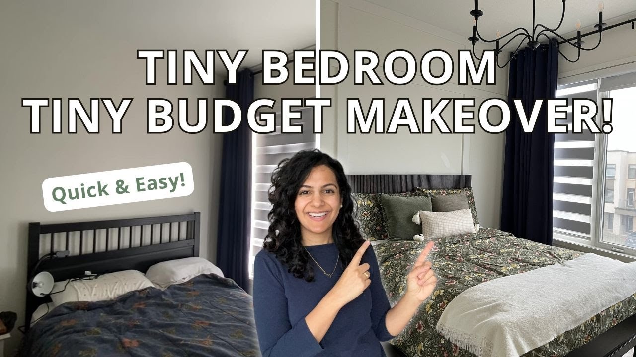 TINY Budget, TINY Bedroom Room Makeover
