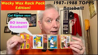 1987 TOPPS Baseball Rack Pack BREAK! 48 cards of Wacky Wax fun! #sportscards #baseballcards