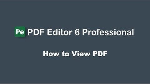 iSkysoft PDF Editor - How to View PDF