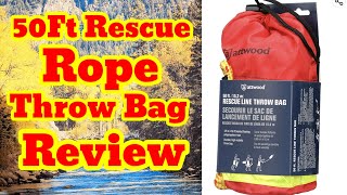 50' Foot Emergency Rescue Throw Rope Bag Review