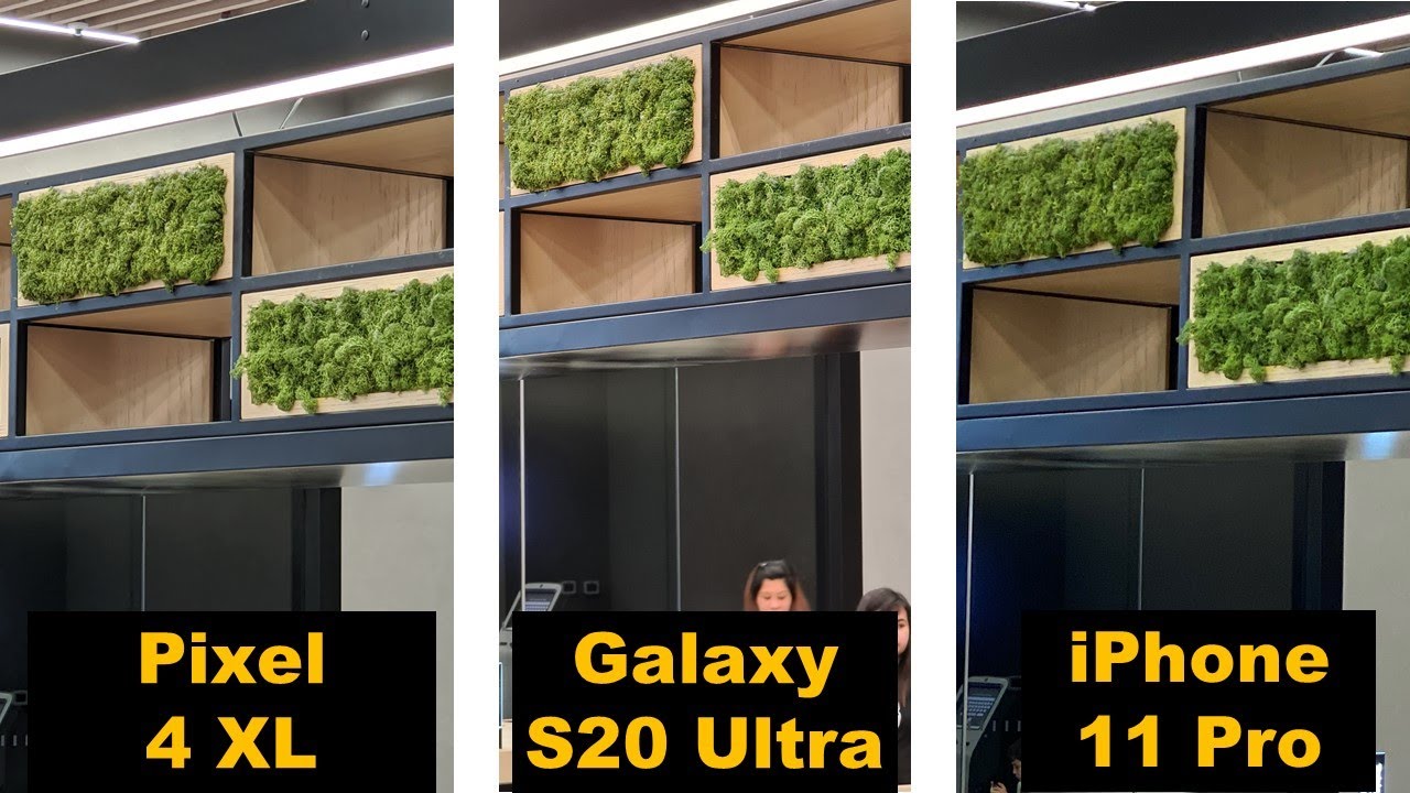 Samsung Galaxy S20 Ultra vs Pixel 4 vs iPhone 11 Pro – Initial Camera Comparison.