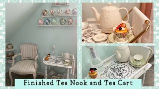 Finished Tea Nook & Tea Cart